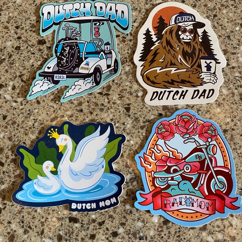 Dutch Bros Mother’s Day and Father’s Day Sticker Pack
